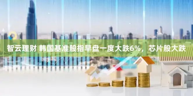 智云理财 韩国基准股指早盘一度大跌6%，芯片股大跌